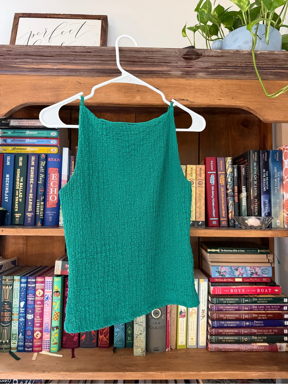 Textured Halter Tank Top
